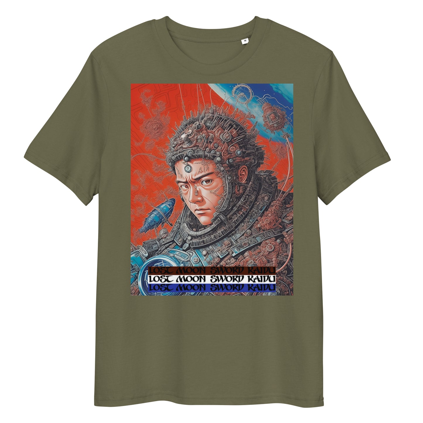 Unisex organic cotton t-shirt. Collection - Lost Moon Sword Kaidu, Design - ANDRBEL STUDIO