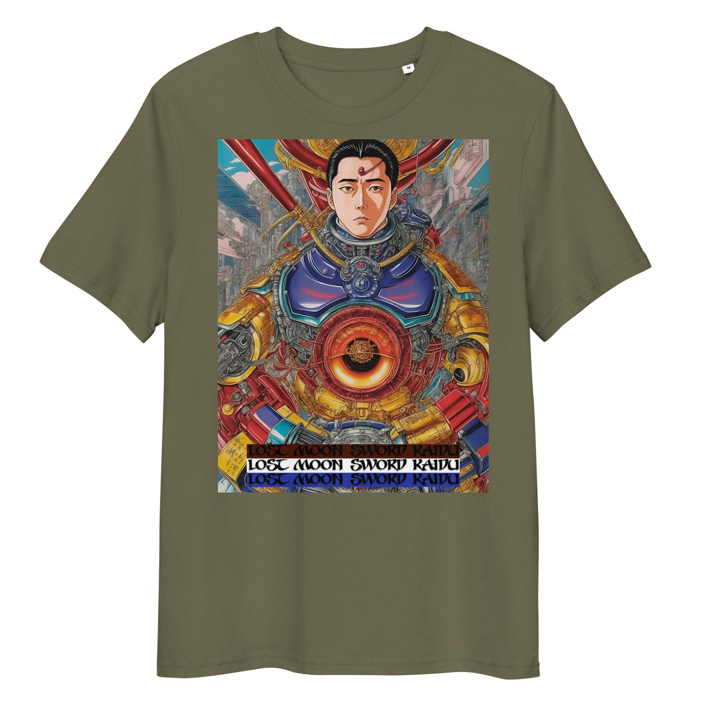 Unisex organic cotton t-shirt. Collection - Lost Moon Sword Kaidu, Design - ANDRBEL STUDIO