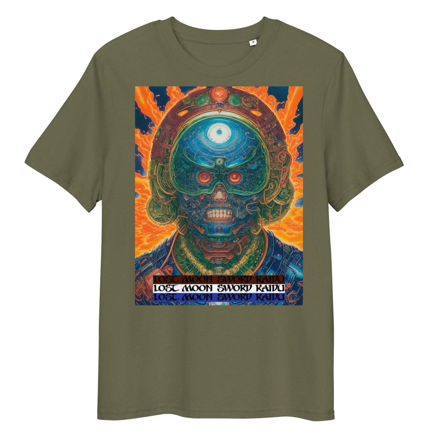 Unisex organic cotton t-shirt. Collection - Lost Moon Sword Kaidu, Design - ANDRBEL STUDIO