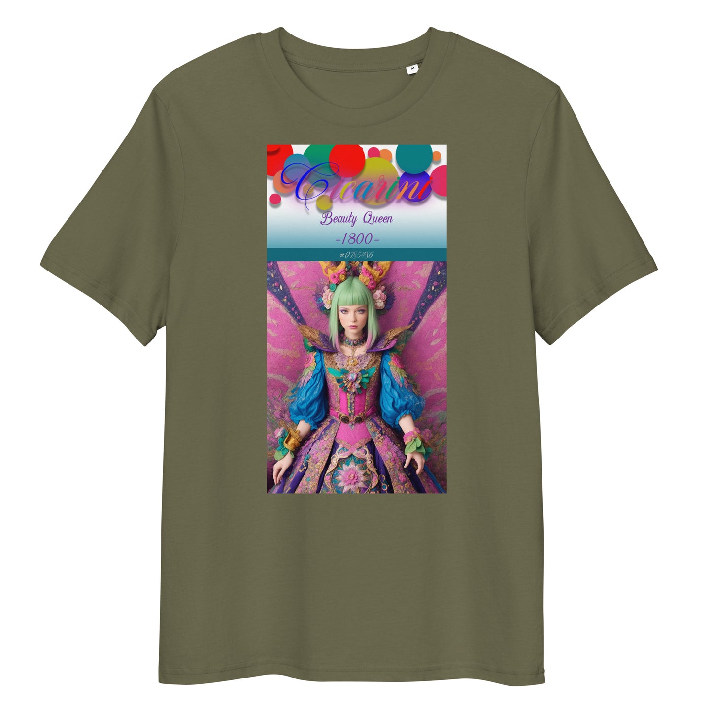 Unisex organic cotton t-shirt. Collection - Cicarini, Design - ANDRBEL STUDIO