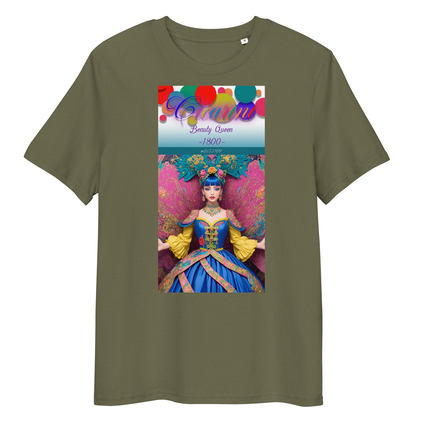 Unisex organic cotton t-shirt. Collection - Cicarini, Design - ANDRBEL STUDIO