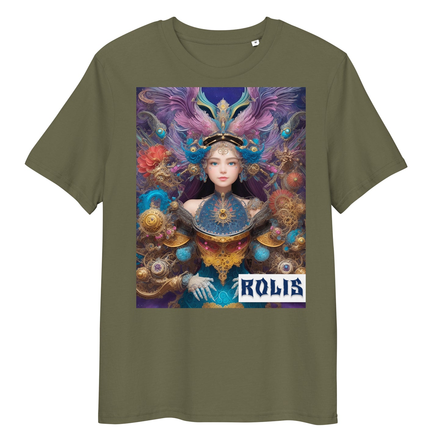 Unisex organic cotton t-shirt. Collection - ROLIS, Design - ANDRBEL STUDIO