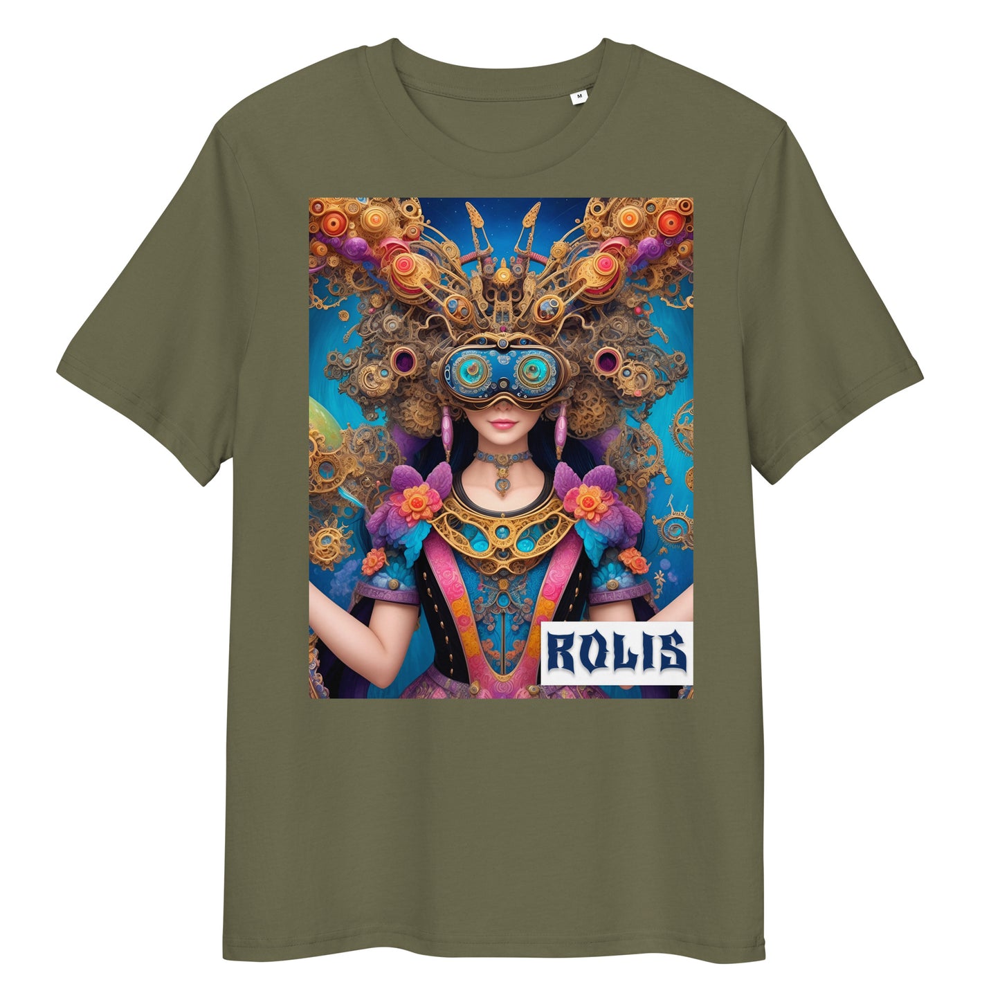 Unisex organic cotton t-shirt. Collection - ROLIS, Design - ANDRBEL STUDIO