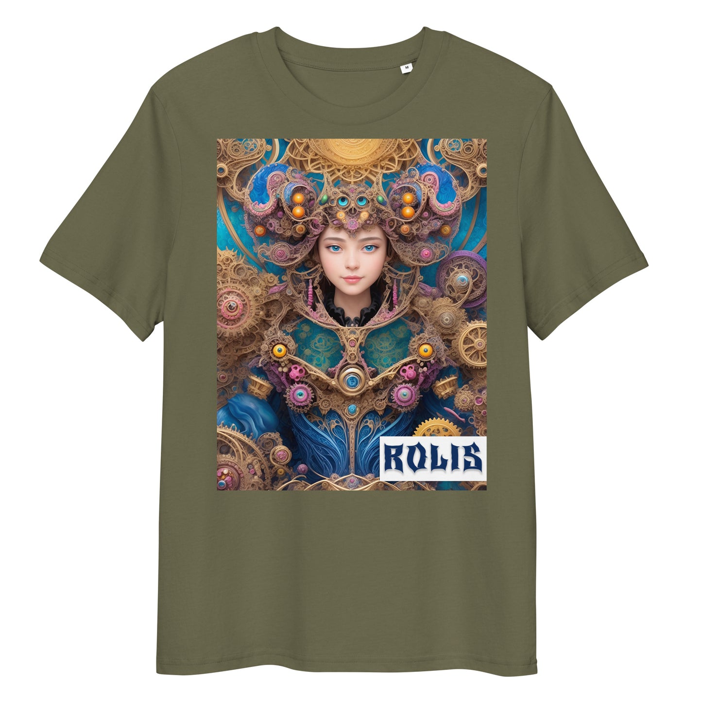 Unisex organic cotton t-shirt. Collection - ROLIS, Design - ANDRBEL STUDIO