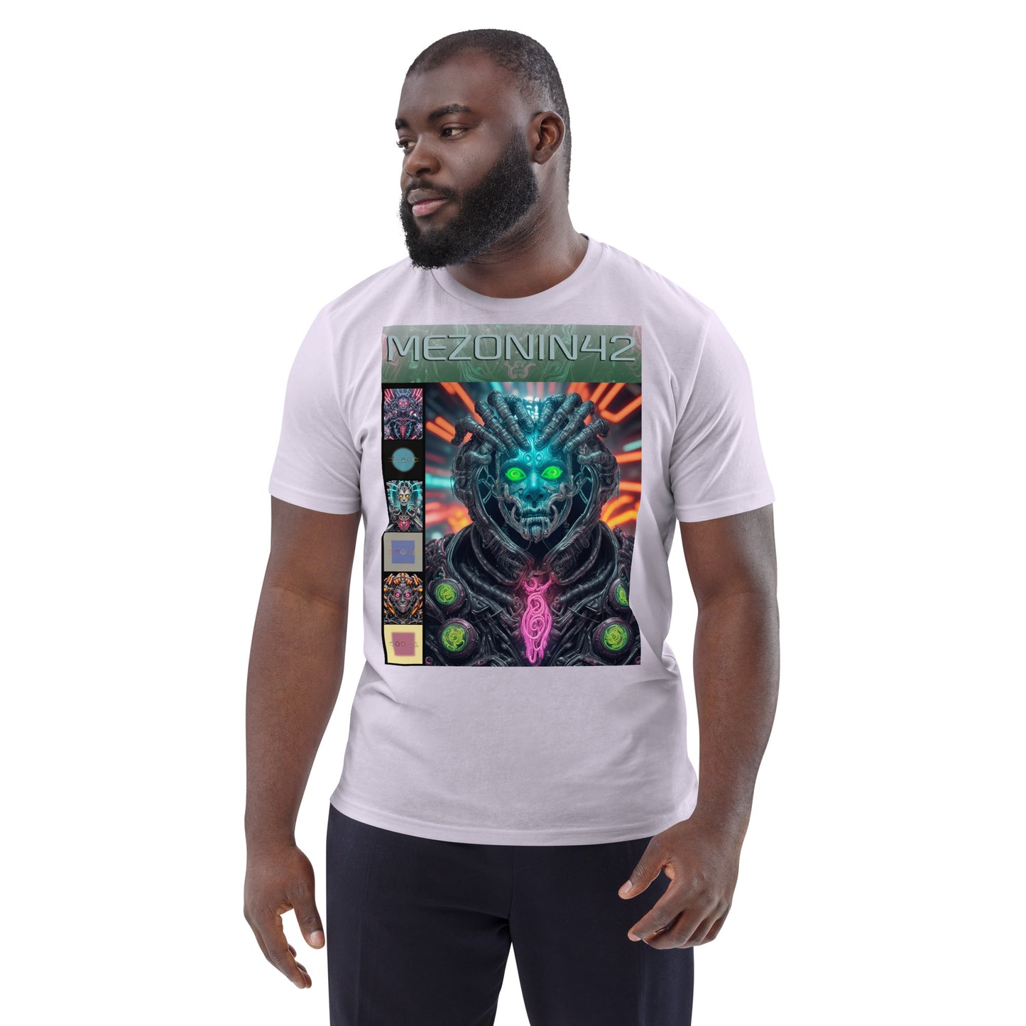 Unisex organic cotton t-shirt. Collection - MEZONIN 42, Design - ANDRBEL STUDIO