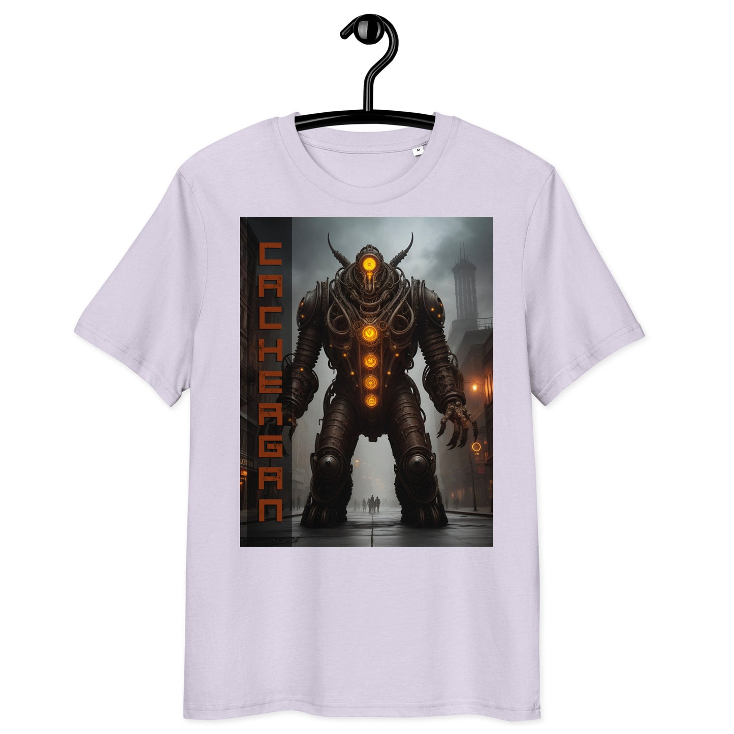 Unisex organic cotton t-shirt. Collection - Cachergan, Design - ANDRBEL STUDIO