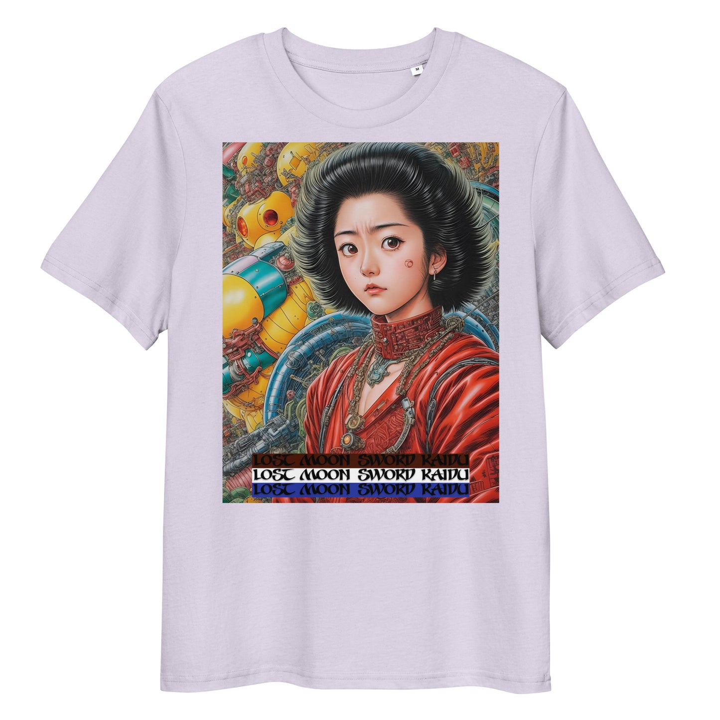 Unisex organic cotton t-shirt. Collection - Lost Moon Sword Kaidu, Design - ANDRBEL STUDIO