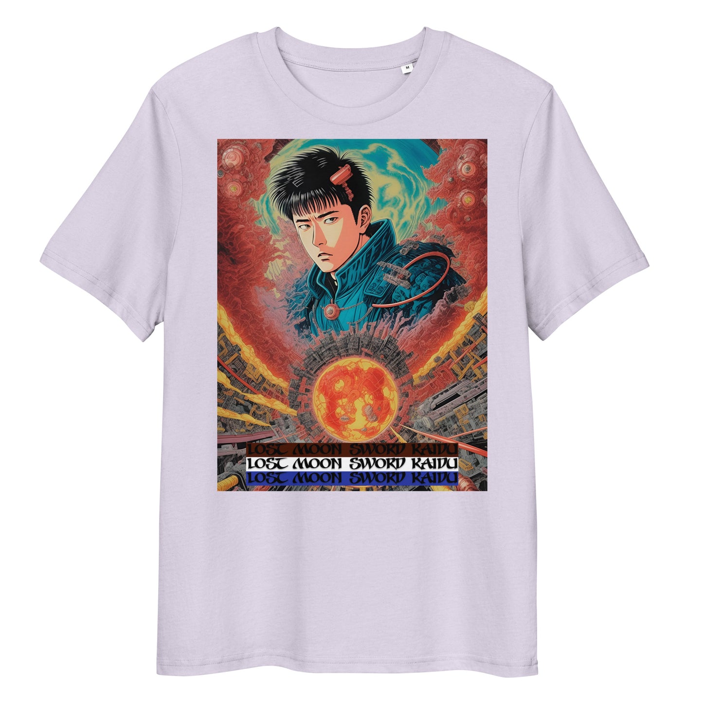 Unisex organic cotton t-shirt. Collection - Lost Moon Sword Kaidu, Design - ANDRBEL STUDIO