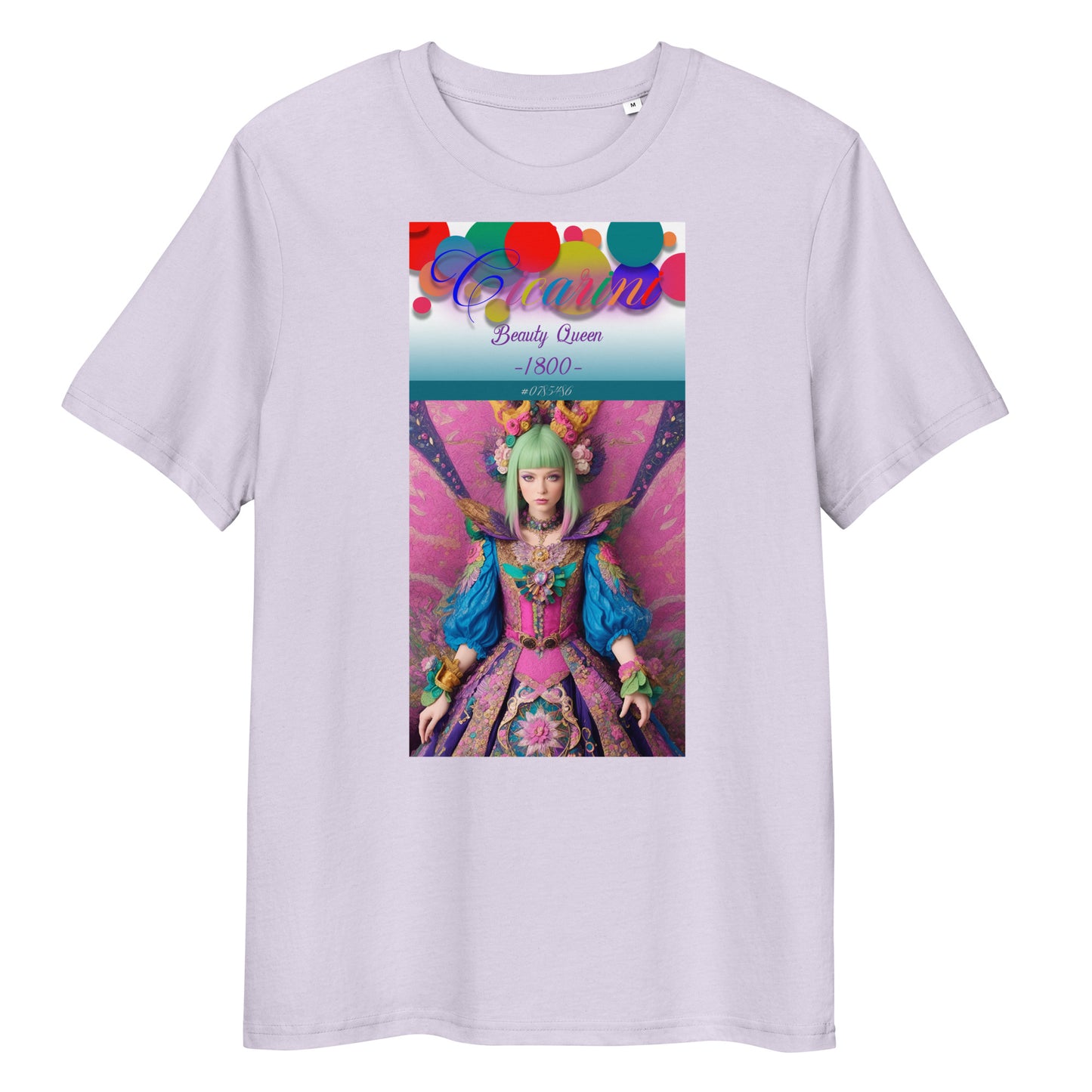 Unisex organic cotton t-shirt. Collection - Cicarini, Design - ANDRBEL STUDIO