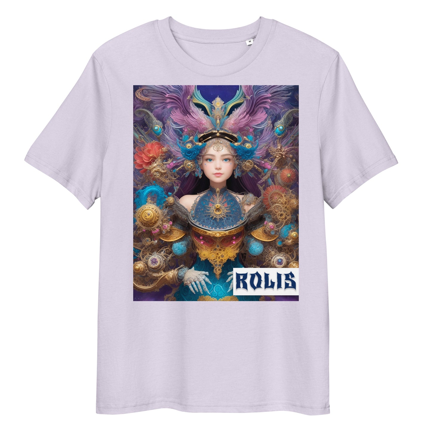 Unisex organic cotton t-shirt. Collection - ROLIS, Design - ANDRBEL STUDIO