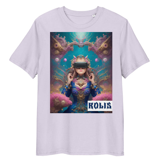 Unisex organic cotton t-shirt. Collection - ROLIS, Design - ANDRBEL STUDIO