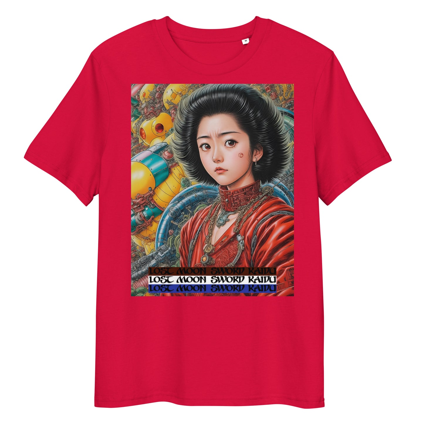 Unisex organic cotton t-shirt. Collection - Lost Moon Sword Kaidu, Design - ANDRBEL STUDIO