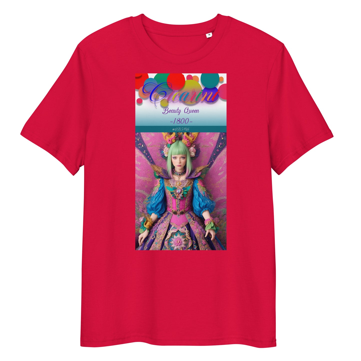 Unisex organic cotton t-shirt. Collection - Cicarini, Design - ANDRBEL STUDIO