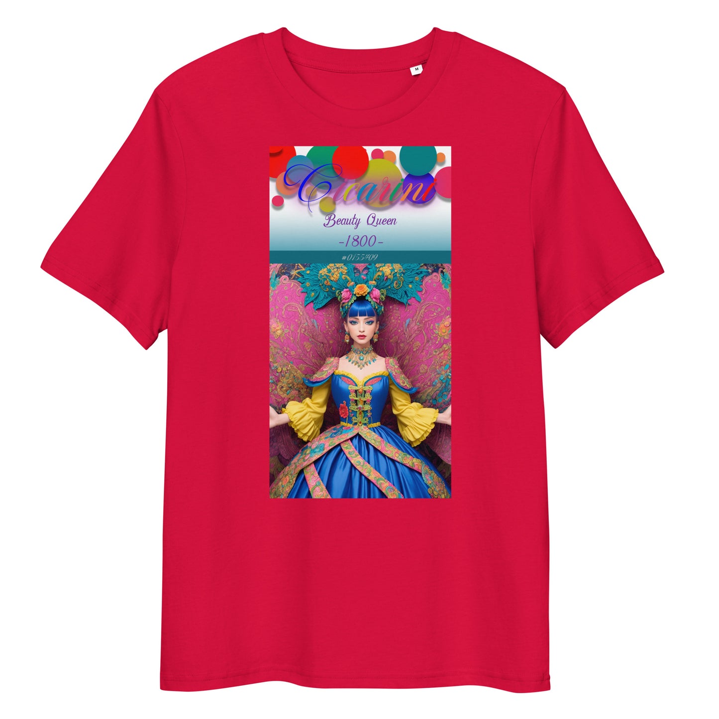 Unisex organic cotton t-shirt. Collection - Cicarini, Design - ANDRBEL STUDIO