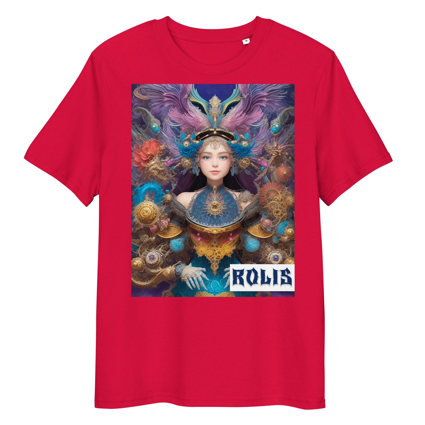Unisex organic cotton t-shirt. Collection - ROLIS, Design - ANDRBEL STUDIO