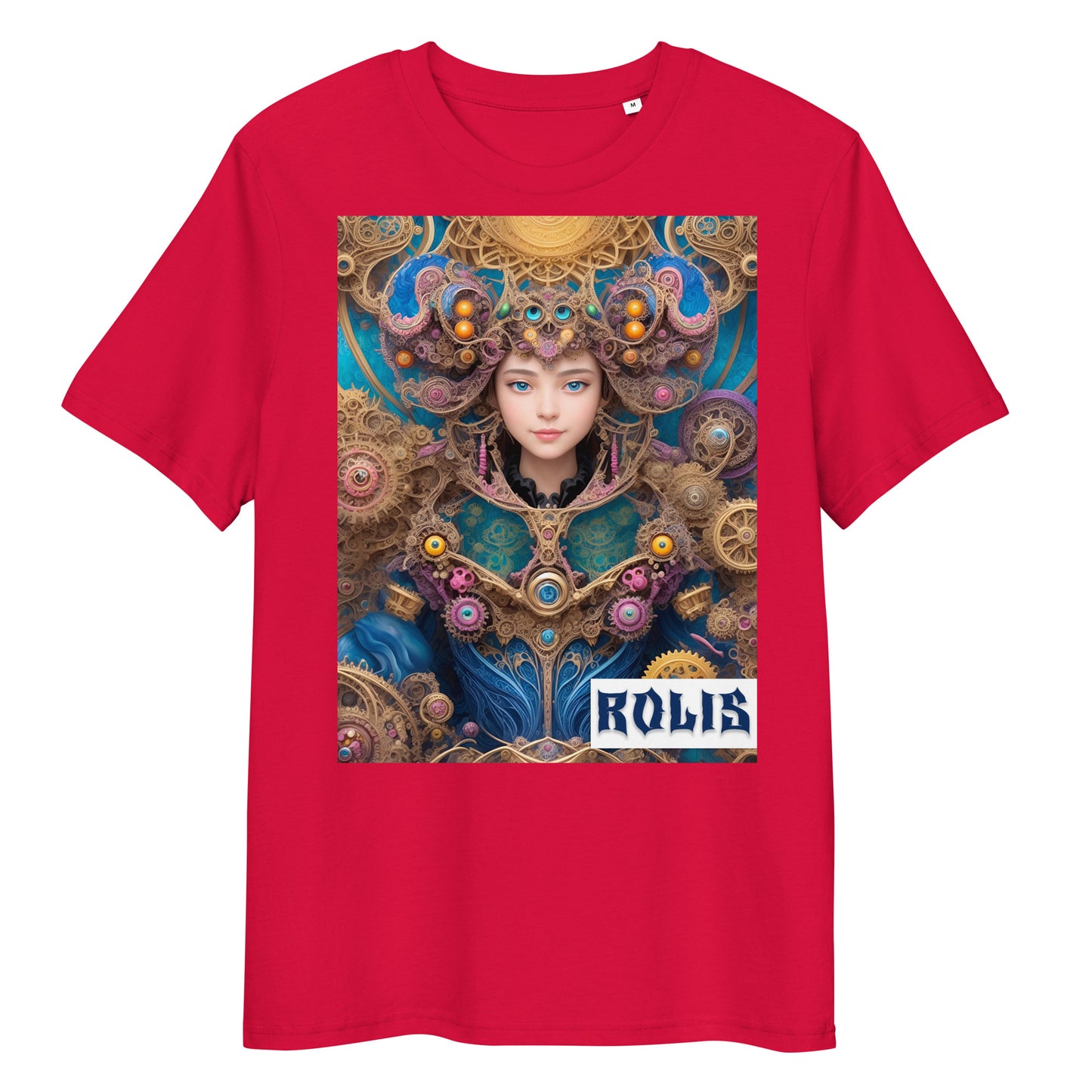 Unisex organic cotton t-shirt. Collection - ROLIS, Design - ANDRBEL STUDIO