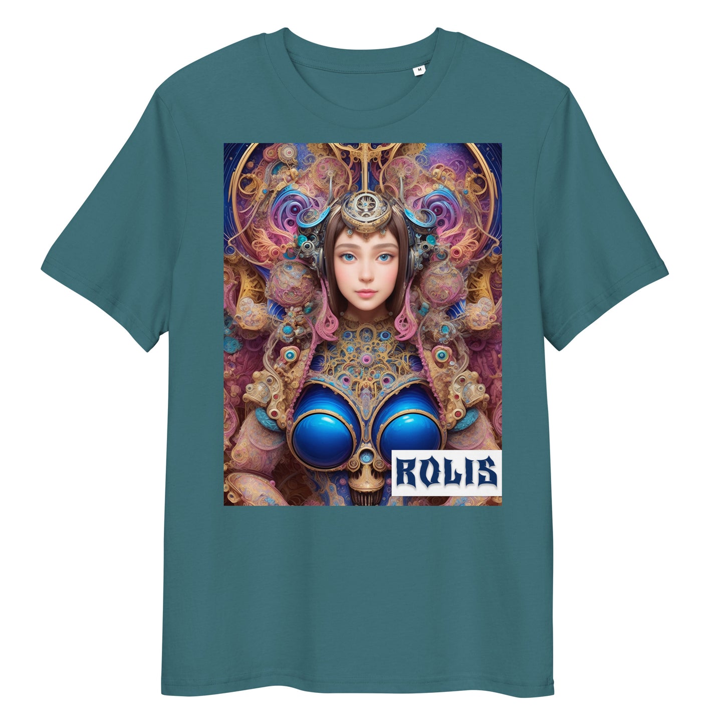 T-shirt unisex in cotone biologico. Collezione - ROLIS, Design - ANDRBEL STUDIO