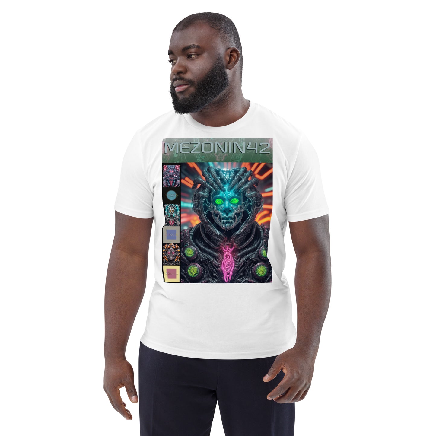 Unisex organic cotton t-shirt. Collection - MEZONIN 42, Design - ANDRBEL STUDIO