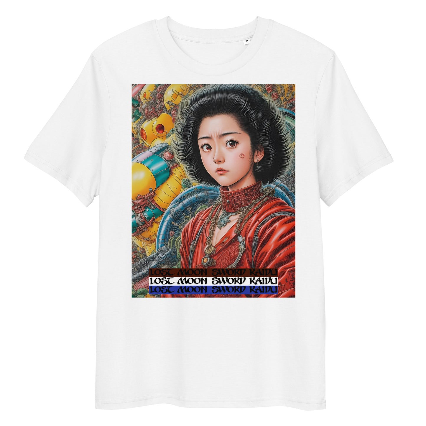 Unisex organic cotton t-shirt. Collection - Lost Moon Sword Kaidu, Design - ANDRBEL STUDIO