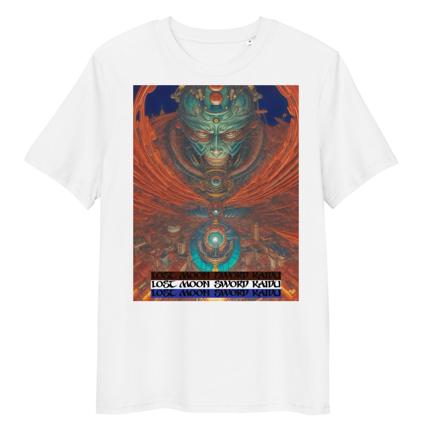 Unisex organic cotton t-shirt. Collection - Lost Moon Sword Kaidu, Design - ANDRBEL STUDIO