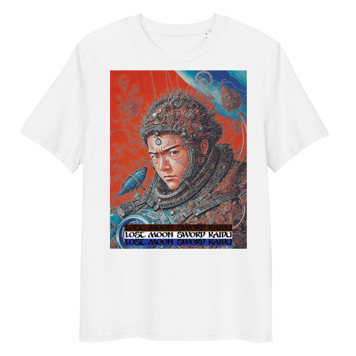 Unisex organic cotton t-shirt. Collection - Lost Moon Sword Kaidu, Design - ANDRBEL STUDIO