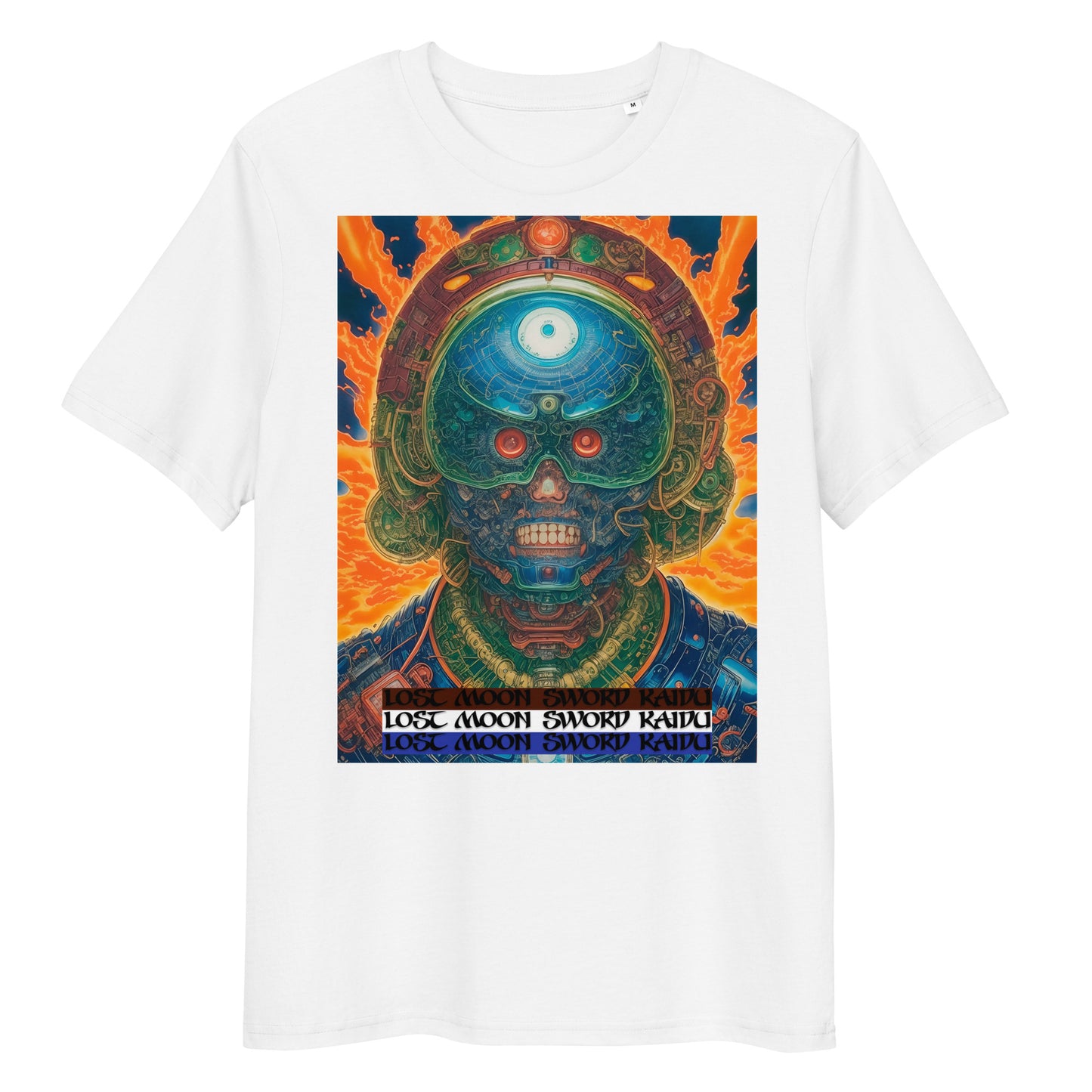 Unisex organic cotton t-shirt. Collection - Lost Moon Sword Kaidu, Design - ANDRBEL STUDIO