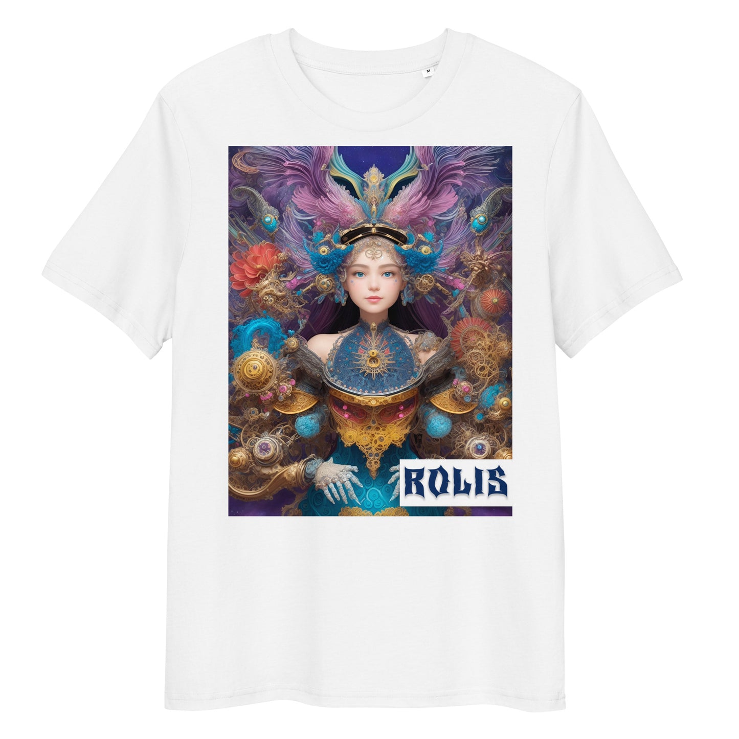 Unisex organic cotton t-shirt. Collection - ROLIS, Design - ANDRBEL STUDIO