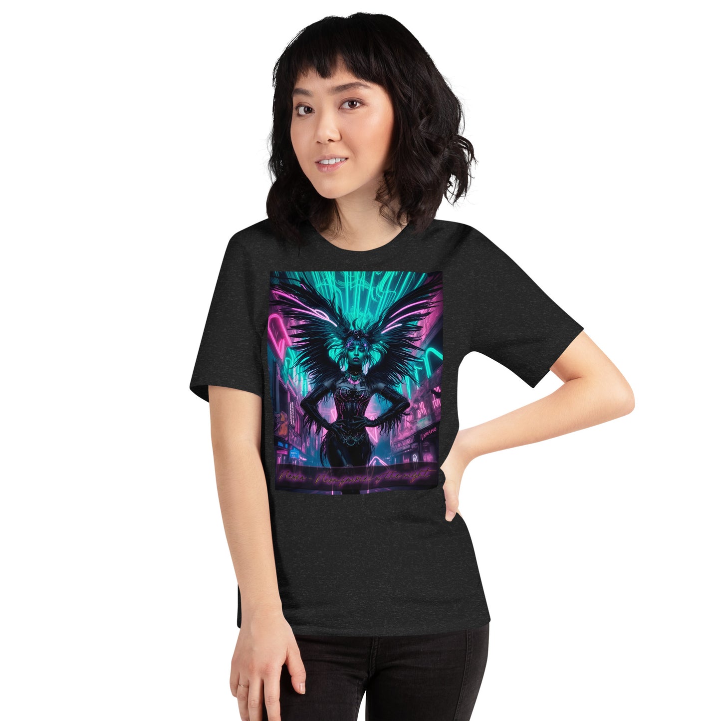 Unisex t-shirt, Collection - Neoka-Neon fairies of the night, Design - ANDRBEL STUDIO