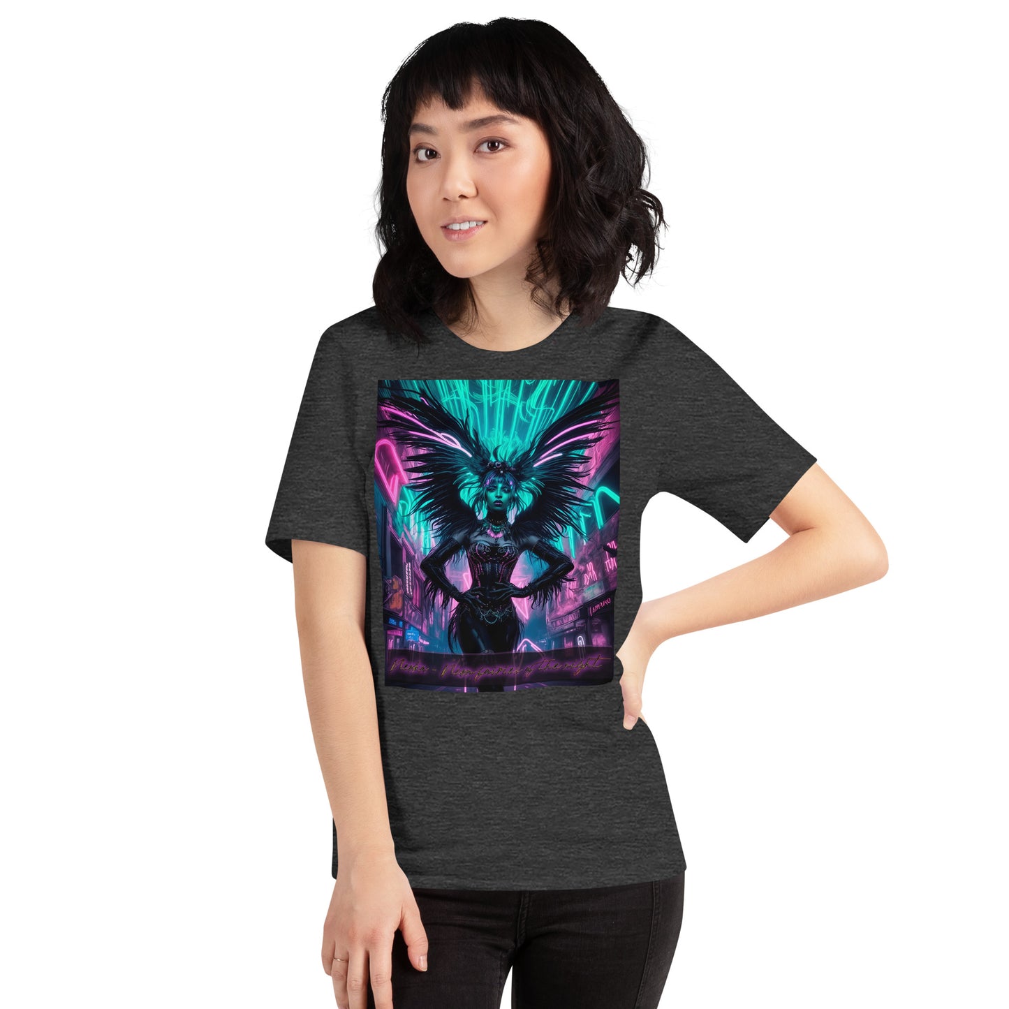 Unisex t-shirt, Collection - Neoka-Neon fairies of the night, Design - ANDRBEL STUDIO