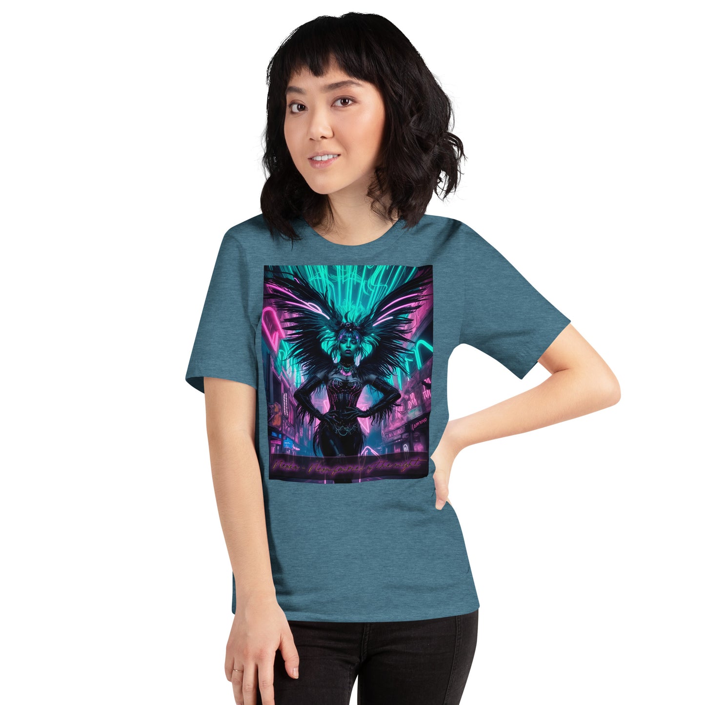 Unisex t-shirt, Collection - Neoka-Neon fairies of the night, Design - ANDRBEL STUDIO