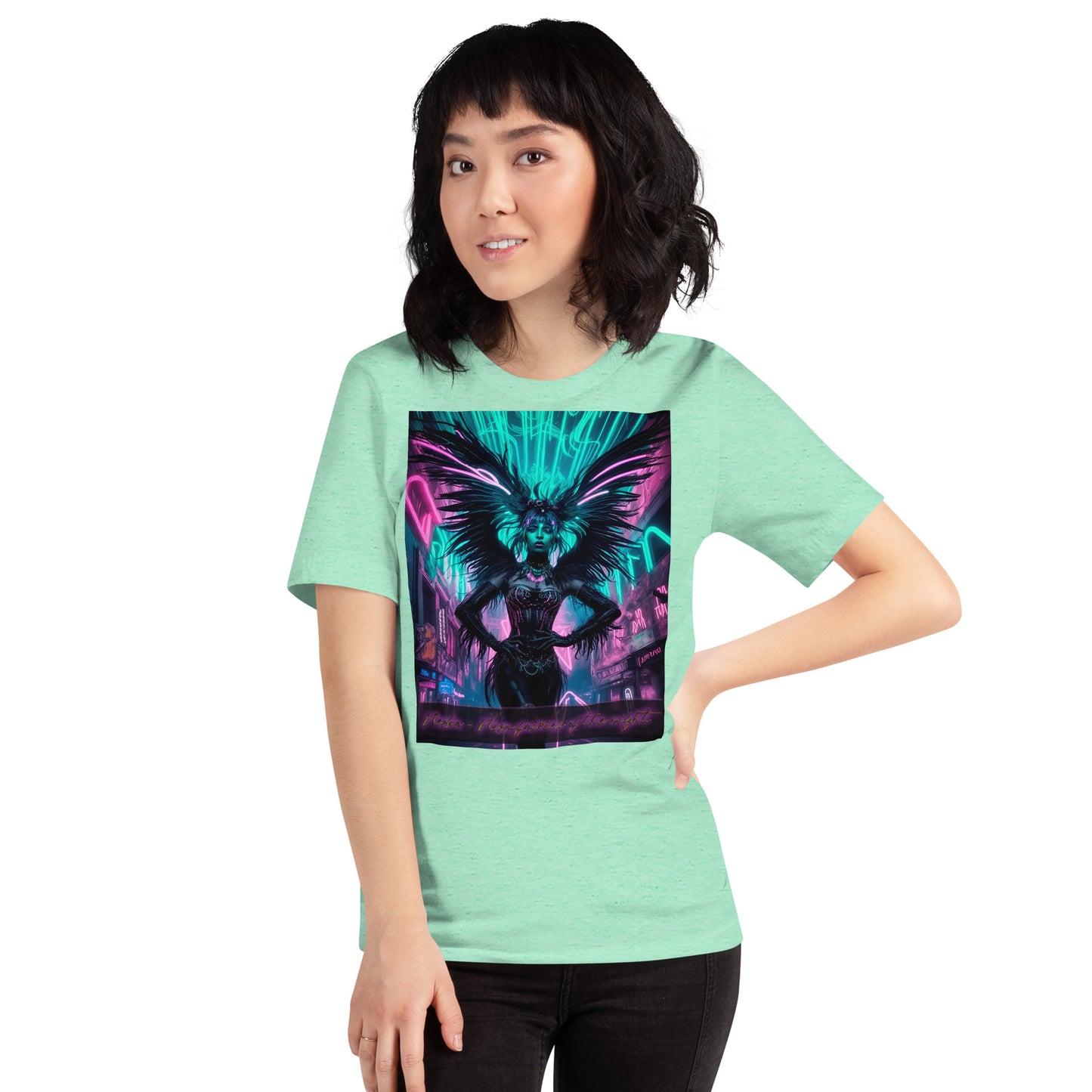 Unisex t-shirt, Collection - Neoka-Neon fairies of the night, Design - ANDRBEL STUDIO