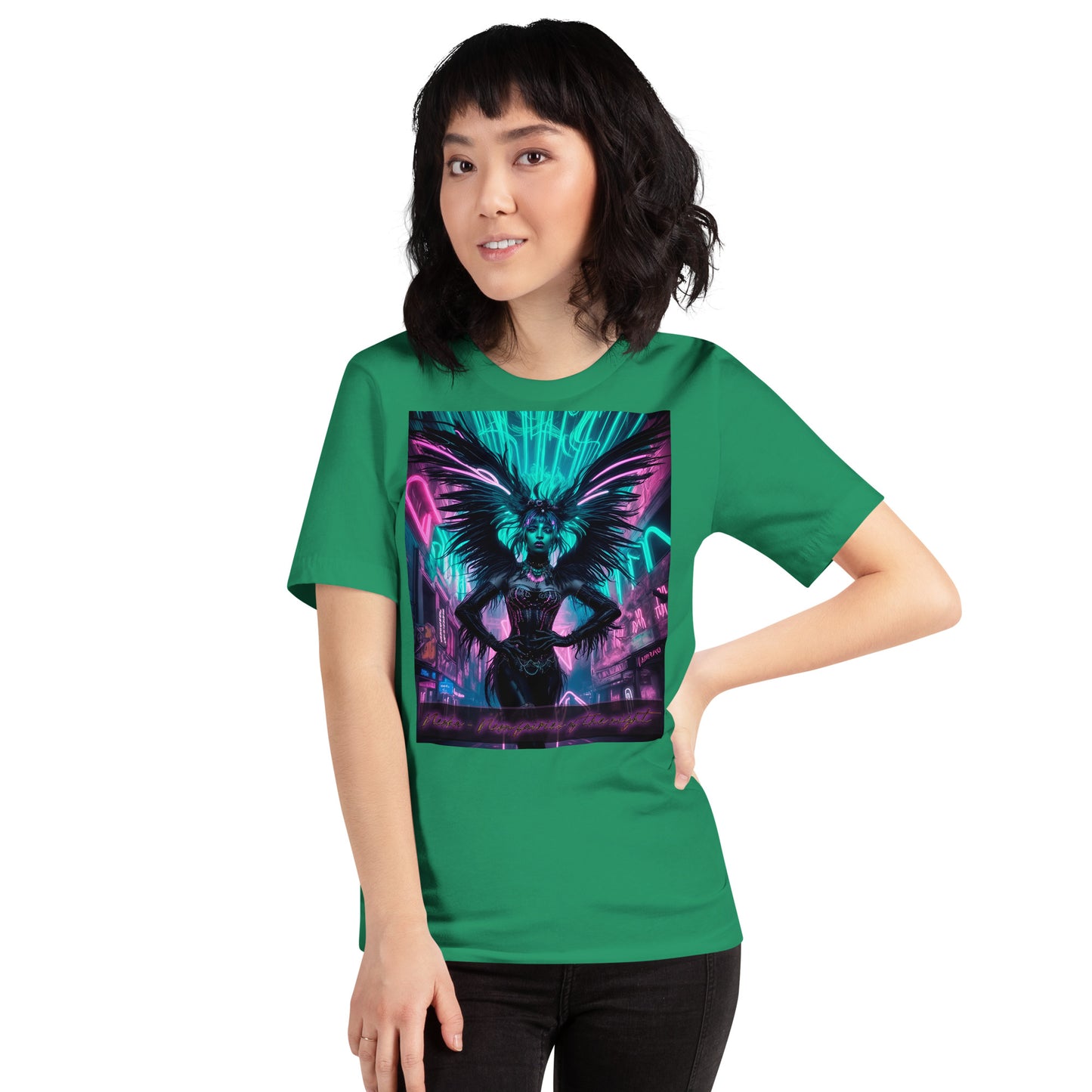 Unisex t-shirt, Collection - Neoka-Neon fairies of the night, Design - ANDRBEL STUDIO