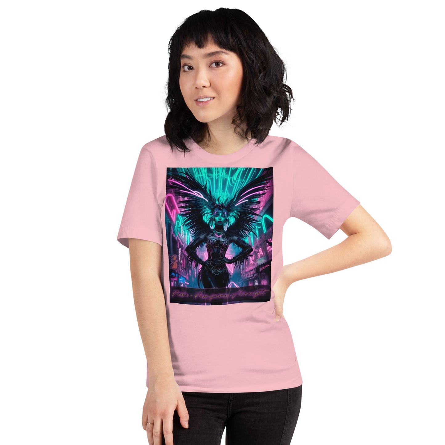 Unisex t-shirt, Collection - Neoka-Neon fairies of the night, Design - ANDRBEL STUDIO
