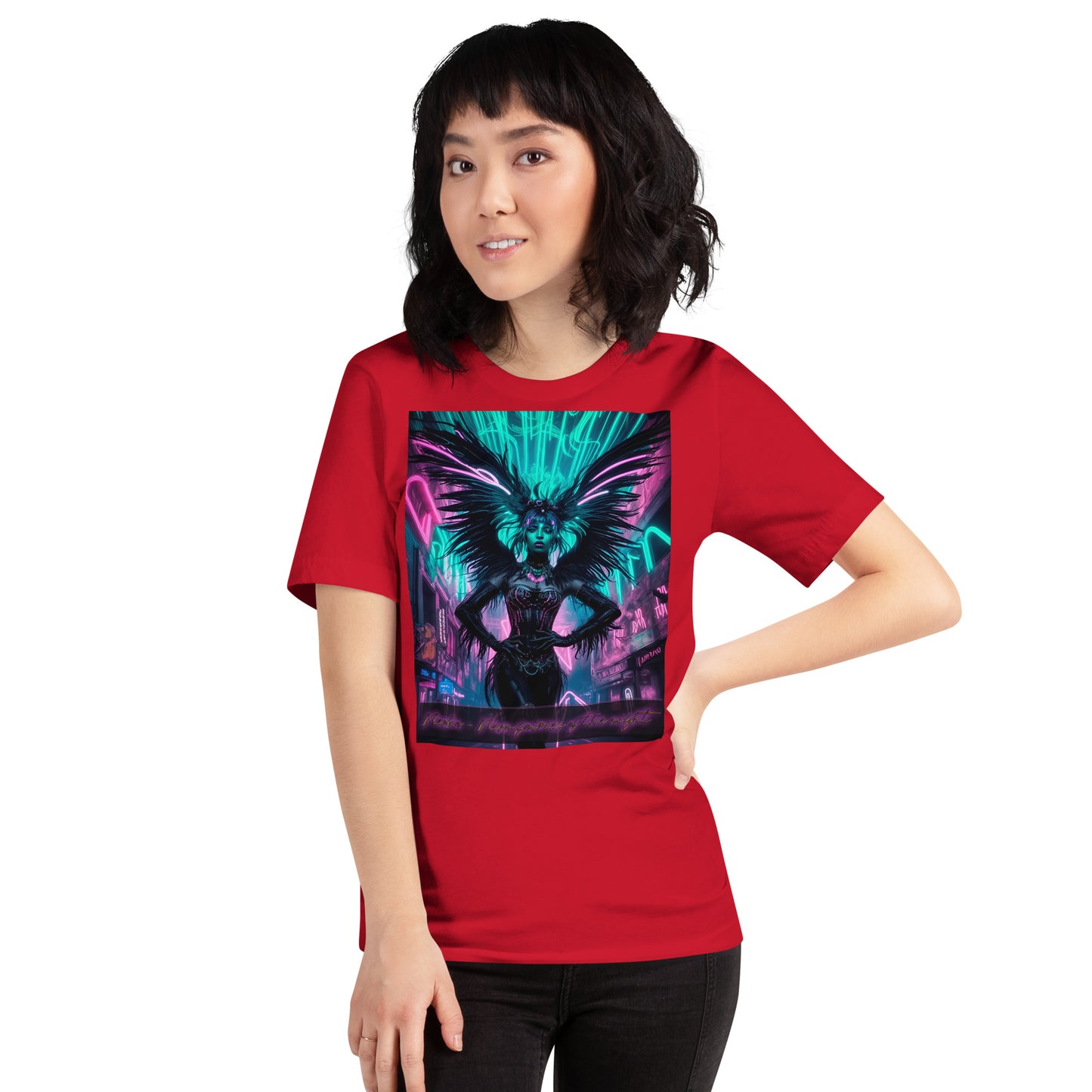 Unisex t-shirt, Collection - Neoka-Neon fairies of the night, Design - ANDRBEL STUDIO