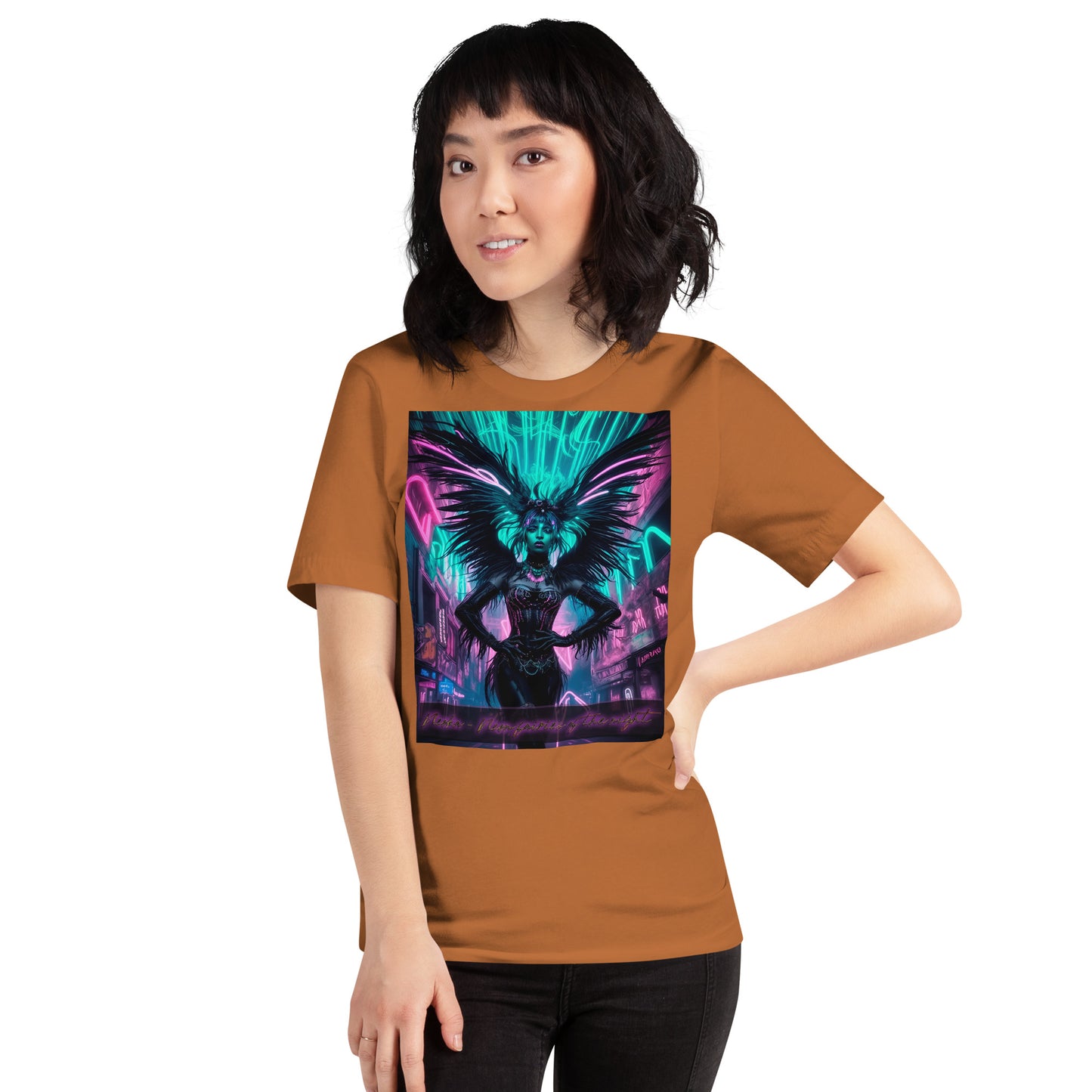 Unisex t-shirt, Collection - Neoka-Neon fairies of the night, Design - ANDRBEL STUDIO