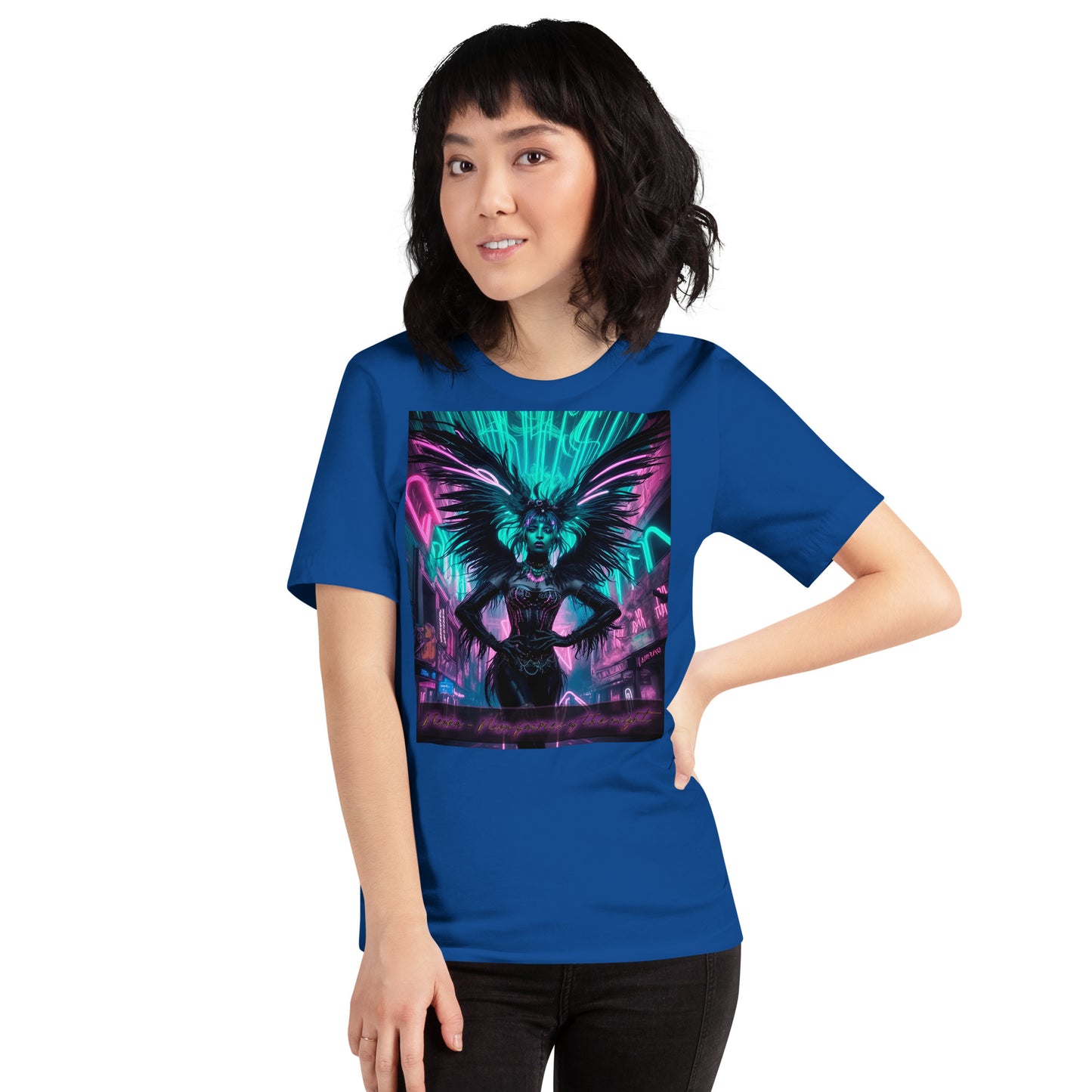 Unisex t-shirt, Collection - Neoka-Neon fairies of the night, Design - ANDRBEL STUDIO