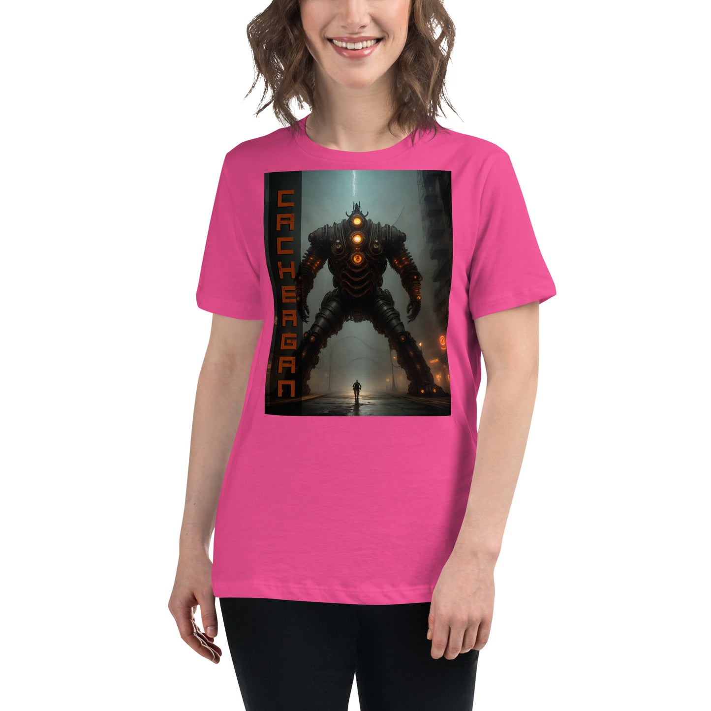 Women's Relaxed T-Shirt. Collection - Cachergan, Design - ANDRBEL STUDIO