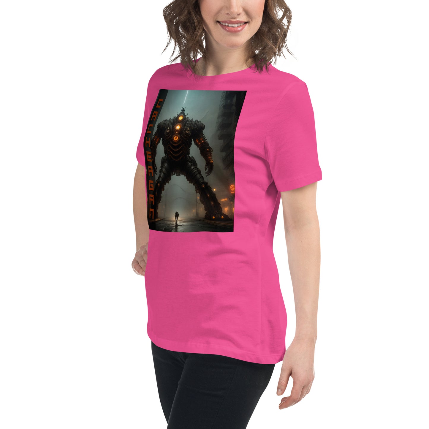 Women's Relaxed T-Shirt. Collection - Cachergan, Design - ANDRBEL STUDIO