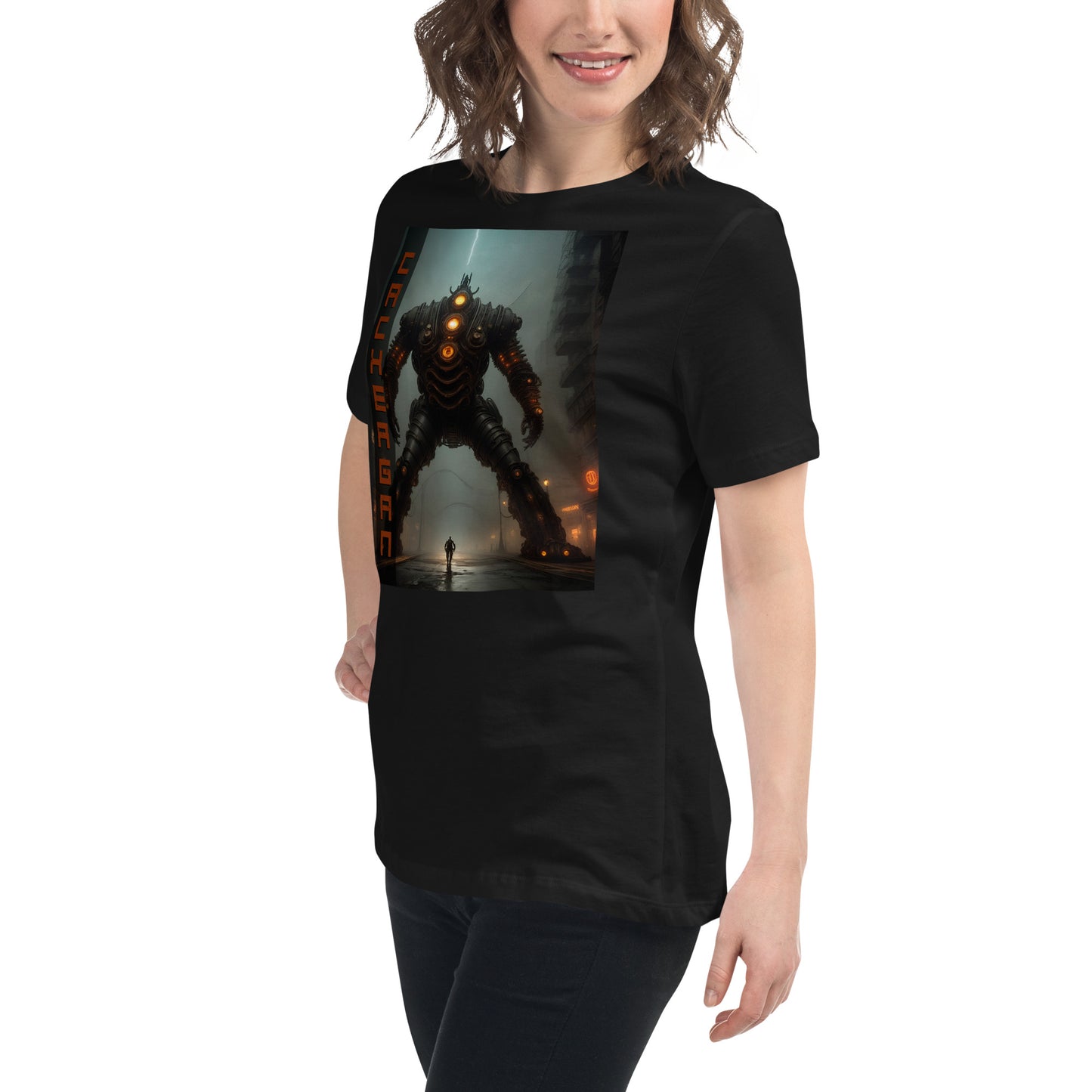 Women's Relaxed T-Shirt. Collection - Cachergan, Design - ANDRBEL STUDIO