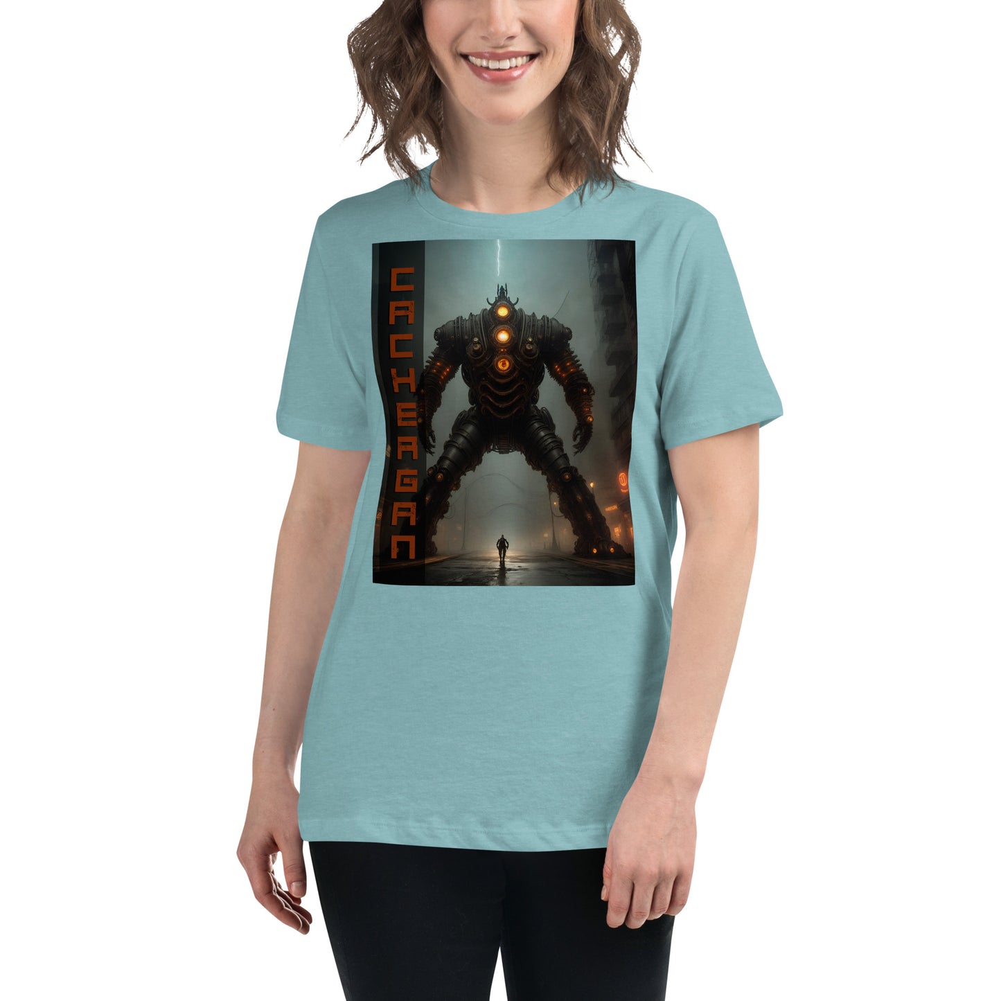 Women's Relaxed T-Shirt. Collection - Cachergan, Design - ANDRBEL STUDIO