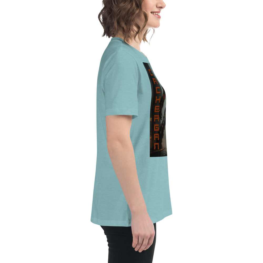 Women's Relaxed T-Shirt. Collection - Cachergan, Design - ANDRBEL STUDIO
