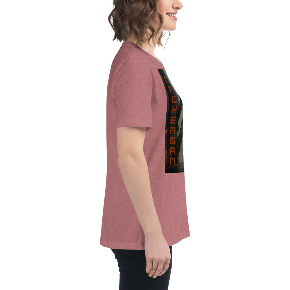 Women's Relaxed T-Shirt. Collection - Cachergan, Design - ANDRBEL STUDIO