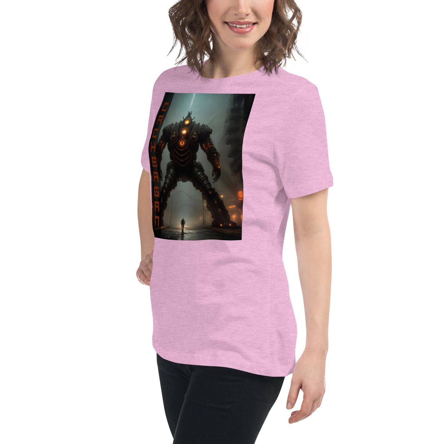 Women's Relaxed T-Shirt. Collection - Cachergan, Design - ANDRBEL STUDIO