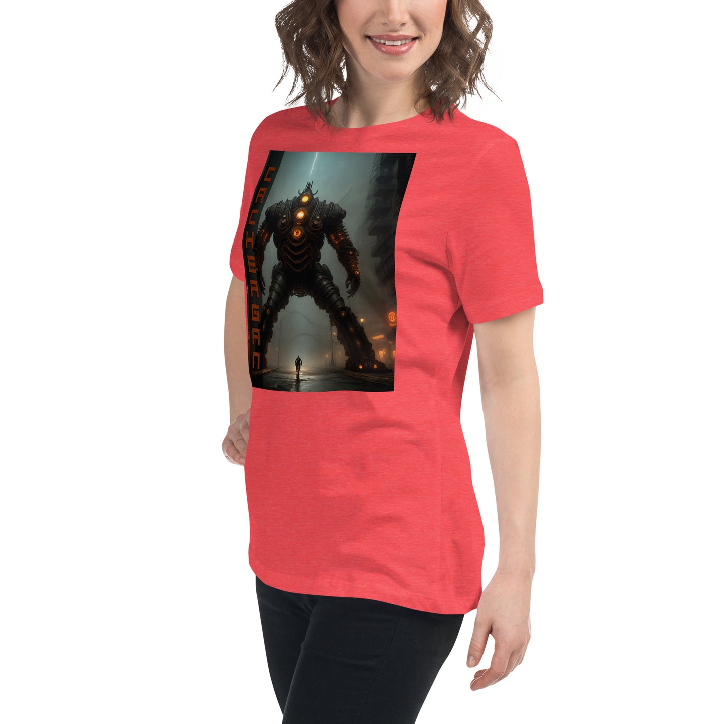 Women's Relaxed T-Shirt. Collection - Cachergan, Design - ANDRBEL STUDIO