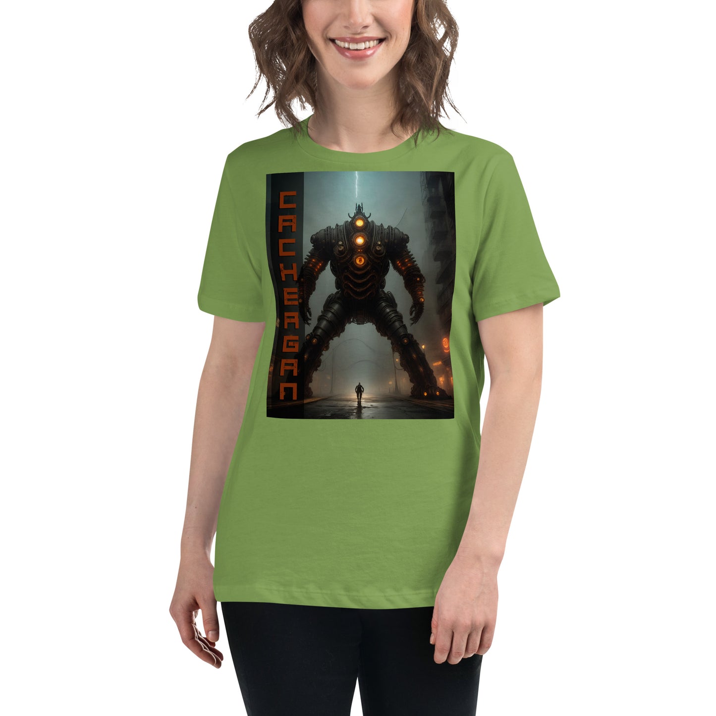 Women's Relaxed T-Shirt. Collection - Cachergan, Design - ANDRBEL STUDIO
