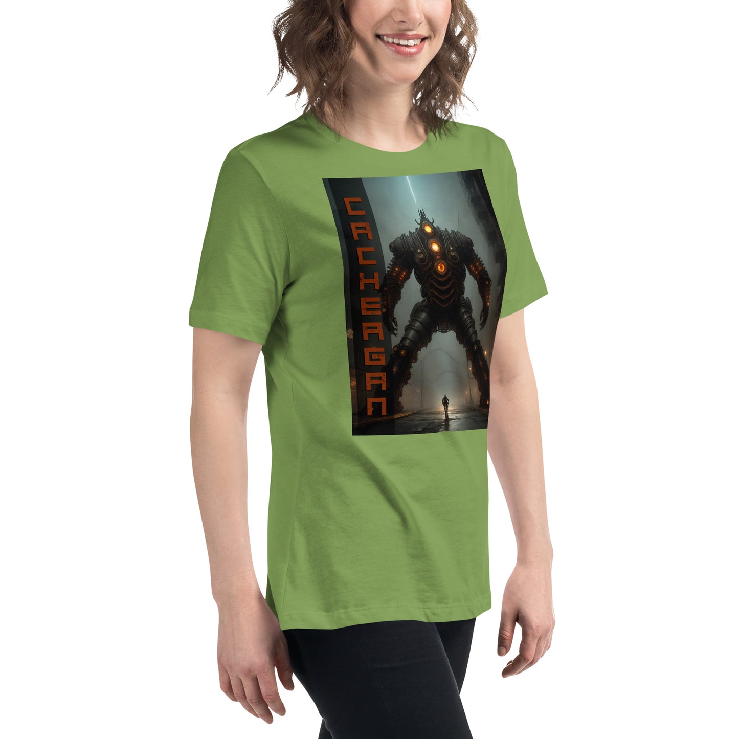 Women's Relaxed T-Shirt. Collection - Cachergan, Design - ANDRBEL STUDIO