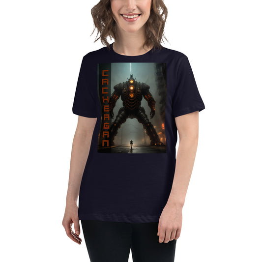 Women's Relaxed T-Shirt. Collection - Cachergan, Design - ANDRBEL STUDIO