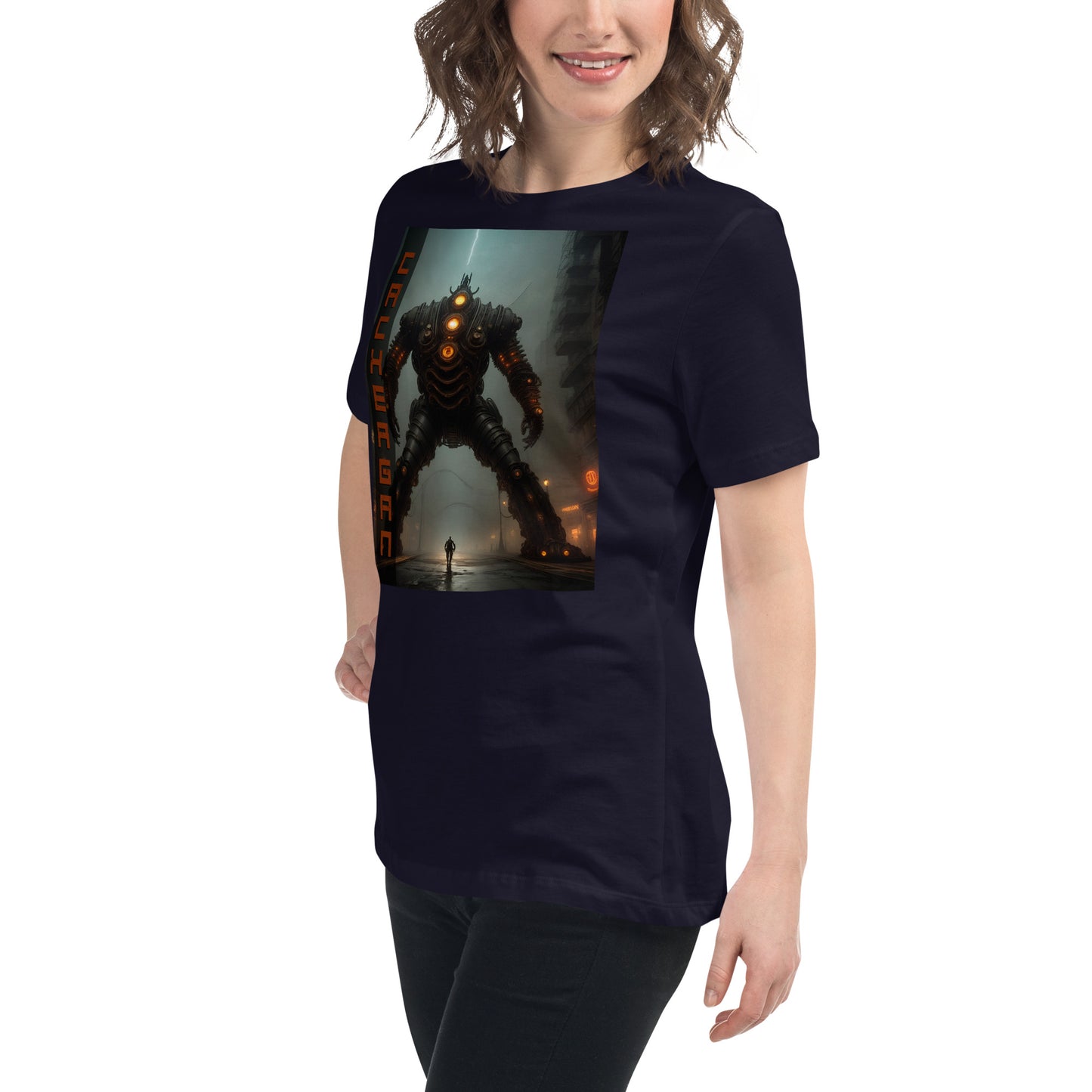 Women's Relaxed T-Shirt. Collection - Cachergan, Design - ANDRBEL STUDIO