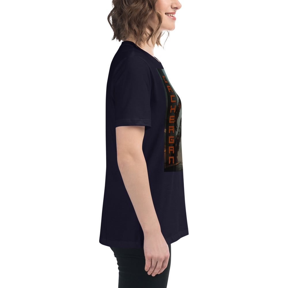 Women's Relaxed T-Shirt. Collection - Cachergan, Design - ANDRBEL STUDIO