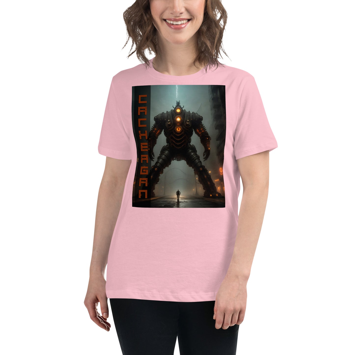Women's Relaxed T-Shirt. Collection - Cachergan, Design - ANDRBEL STUDIO